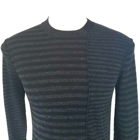 Michael Kors Merino Wool Striped Pullover Sweater - Picture 3 of 6